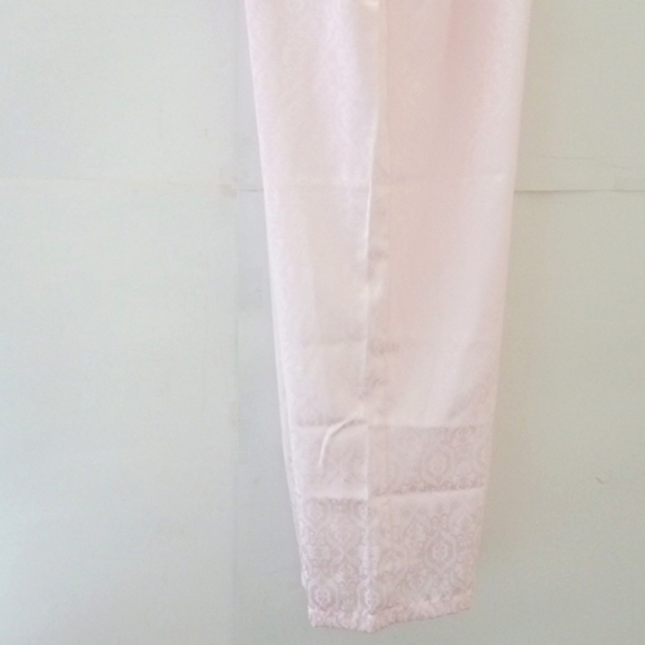 CHARACTER PINK SATIN LONG SLEEVE PAJAMA TOP & LONG PANTS SIZE MEDIUM NWT - Picture 7 of 8